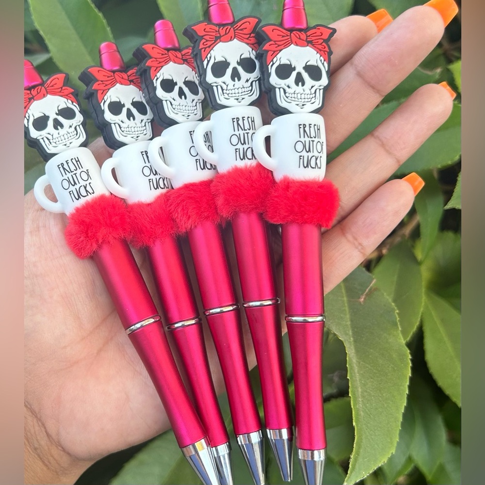 Skull Beaded Pen